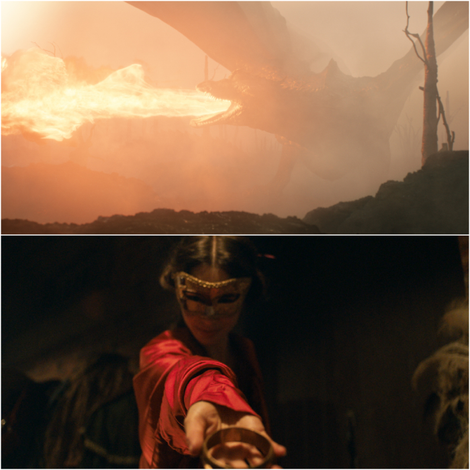 A fevered Tolkien sees dragons on the battlefield; his girlfriend holds a ring while they listen to Wagner’s Ring Cycle.